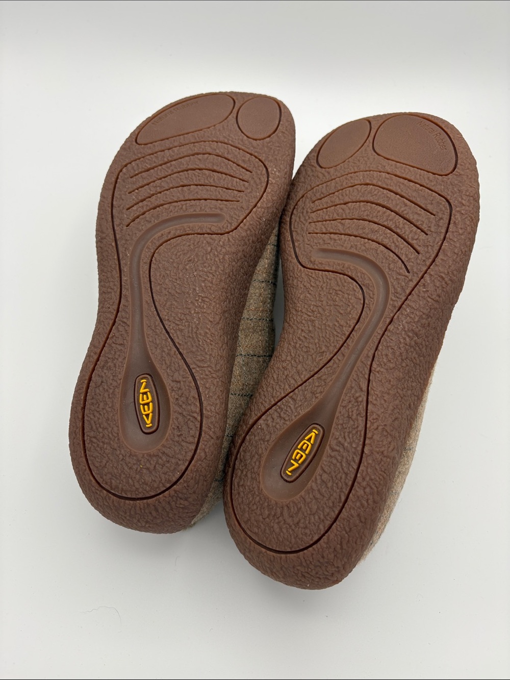 KEEN women’s brown felt/plaid Howser wrap side NWT IN BOX size 11 - Picture 3 of 5